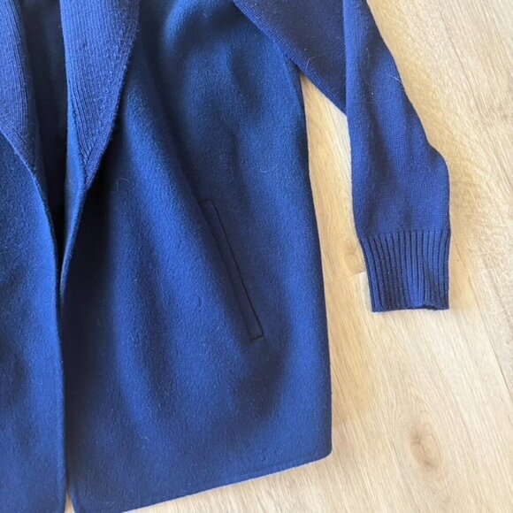 Vince medium Navy sweater Jacket blazer Cardigan Medium - Picture 3 of 9
